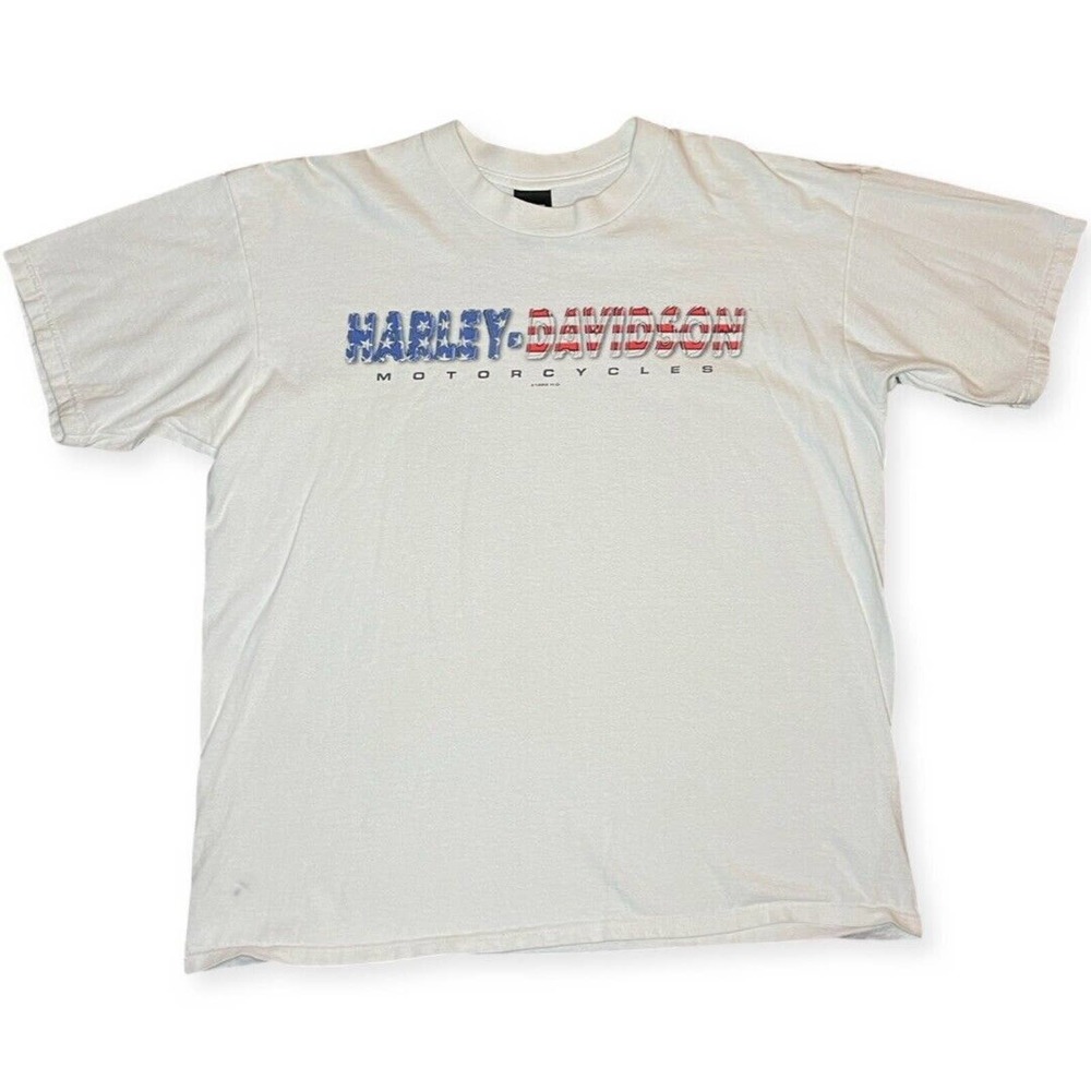 Vintage 1999 Harley Davidson Des Moines, Iowa T Shirt USA Letters Size XL